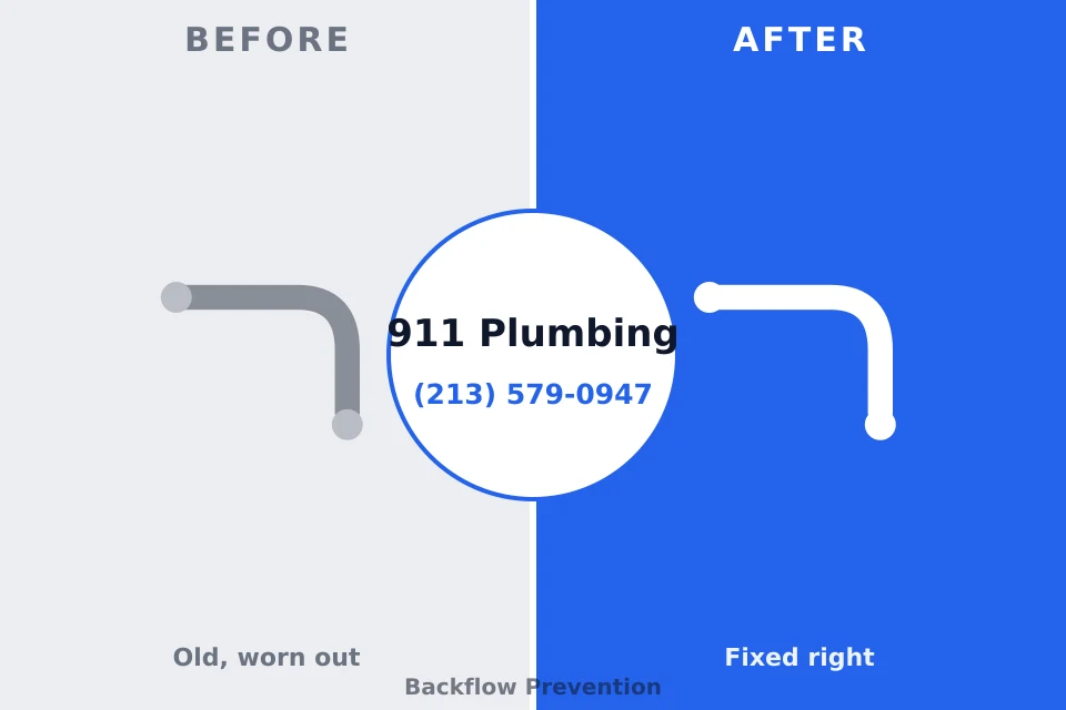 Before and after: plumbing repair Taylors, SC